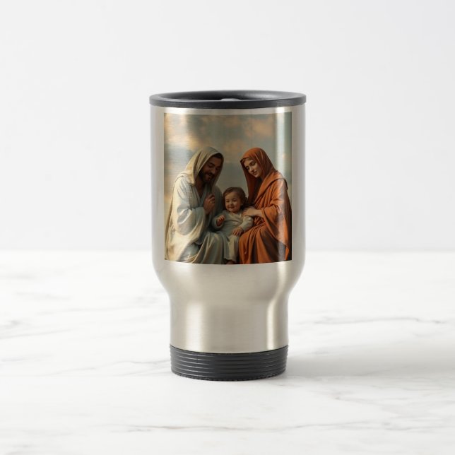 Santa Família Jesus Maria e Joseph Steel Caneca de (Centro)