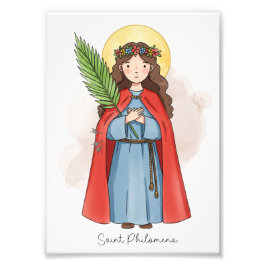 Santa Filomena, Impressão Fotográfica Católica