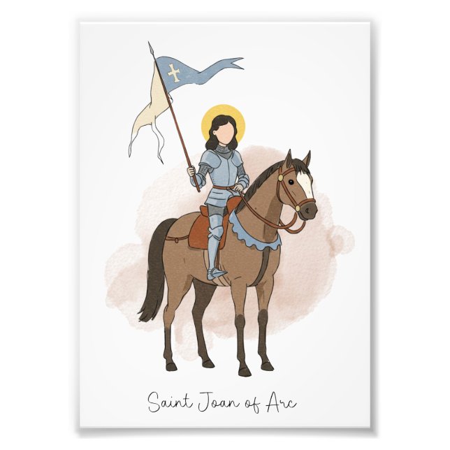 Santa Joana d'Arc, Impressão de Foto de Santa Cató (Frente)