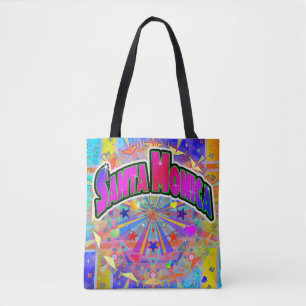 Santa Monica Cosmic Unity Tote Bag
