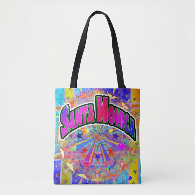 Santa Monica Cosmic Unity Tote Bag (Frente)