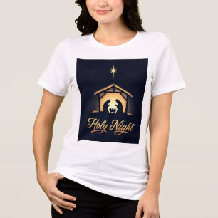 "Santa Noite da Camisa de Natal das Mulheres - Ho