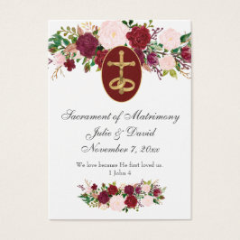 Santa Rosas Católicos Elegantes Oração Casamento S