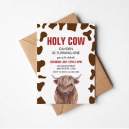 Santa vaca, sou um convite de aniversário de Xadre