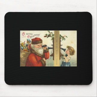 Santa Wish I Thee Mouse Pad