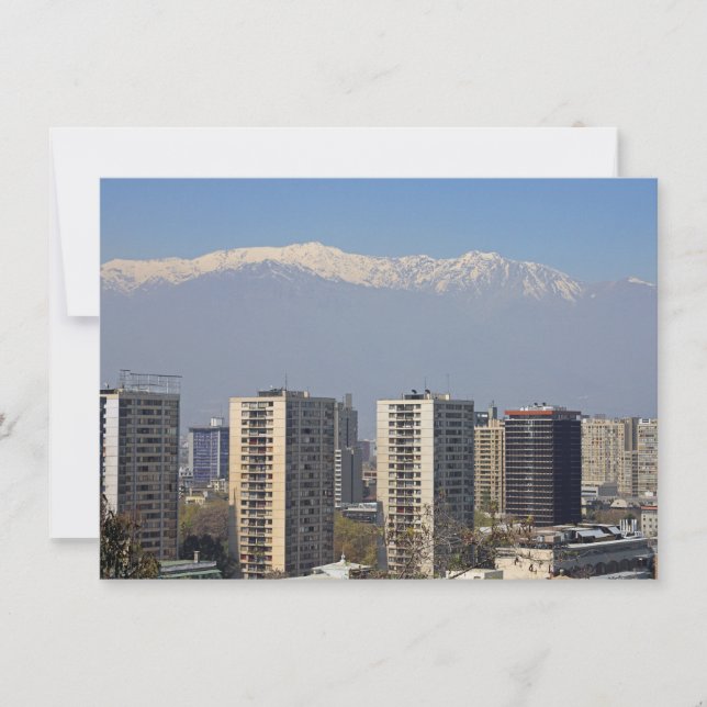 Santiago, cartão do Chile (Frente)