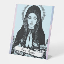 Santo Agatha do Patrão da Sicília nas Enfermeiras