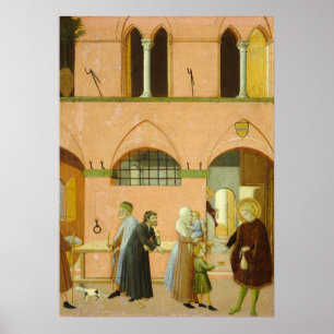Santo Anthony - Sano di Pietro Fine Art Poster