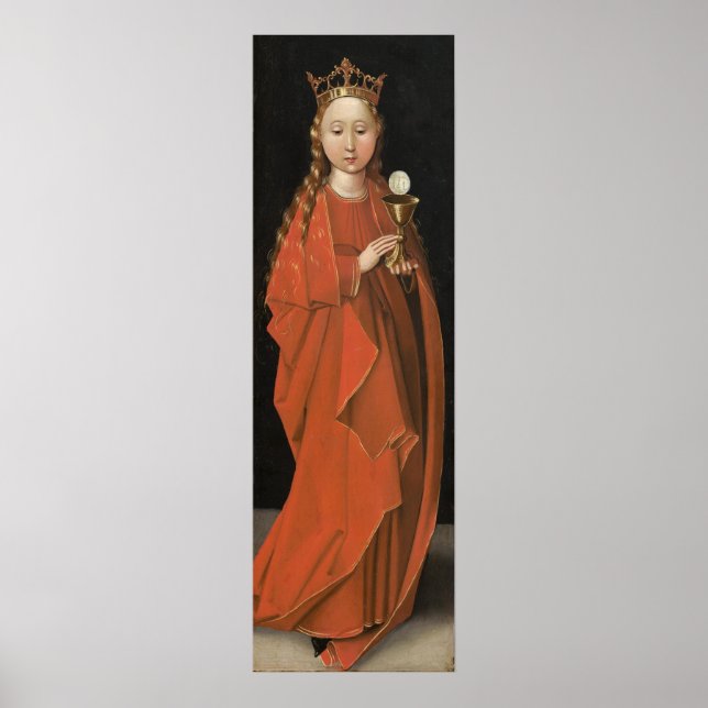 Santo Barbara - Starck Triptych Fine Art Poster (Frente)