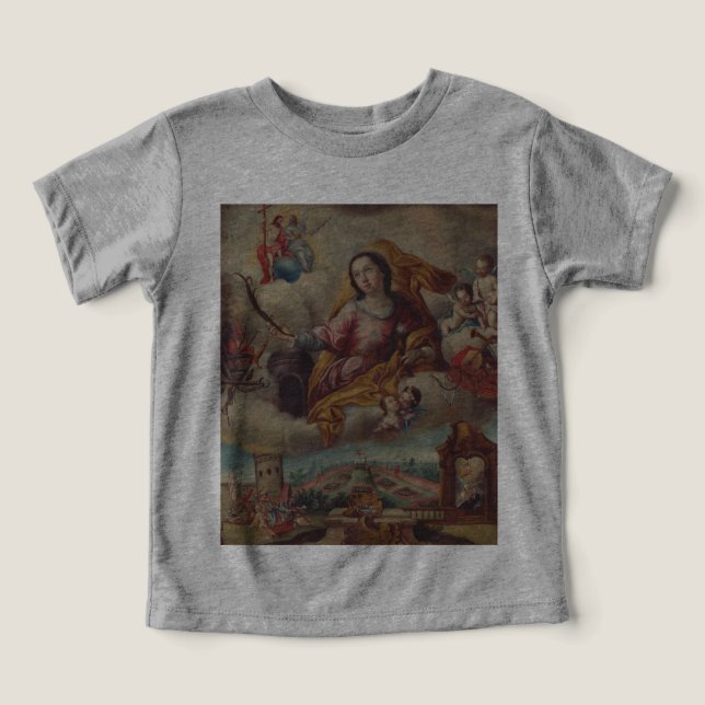 Santo Barbara Virgin e mártir (Design frontal)