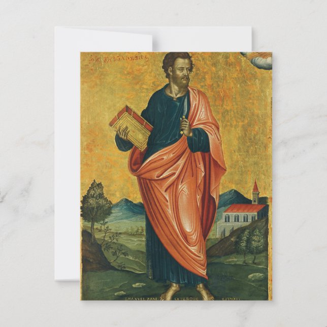Santo Bartholomew ícone ortodoxo do postle (Frente)