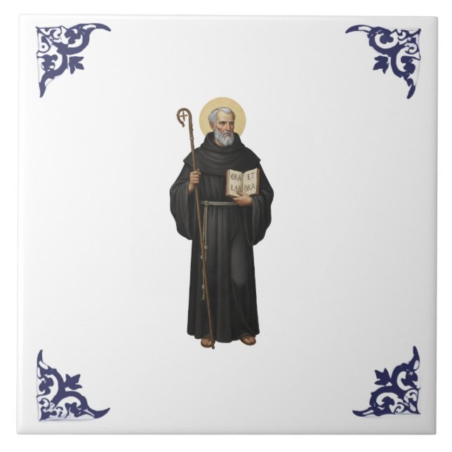 Santo Bento Religioso St Cristão (Frente)