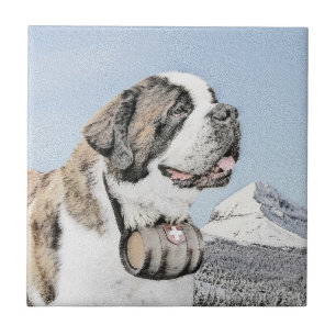 Santo Bernard Painting - Arte Cachorra Original