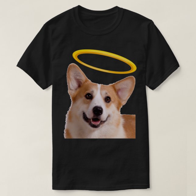 Santo Cão Pembroke Welsh Corgi Pullover (Frente do Design)