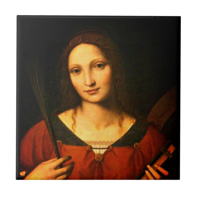 Santo Catherine de Alexandria (Bernardino Luini) (Frente)