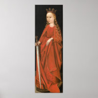 Santo Catherine - Starck Triptych Fine Art Poster