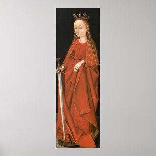 Santo Catherine - Starck Triptych Fine Art Poster