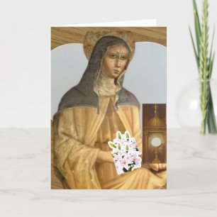 Santo Clare do Cartões de agradecimentos Assisi
