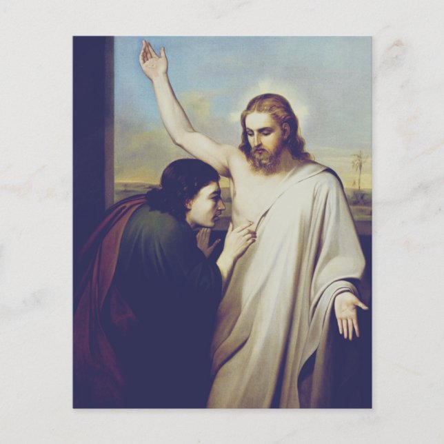 Santo de dúvidas Thomas de Silvestro Lega (Frente)