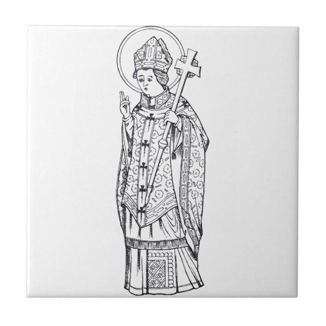 Santo Deiniol Abade e Bispo (Frente)