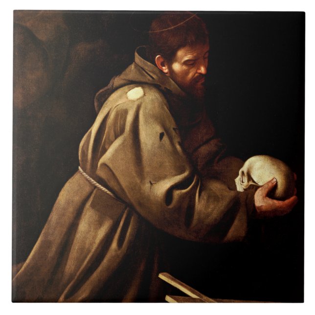 Santo Francisco na Oração (Cristão) (Caravaggio) (Frente)