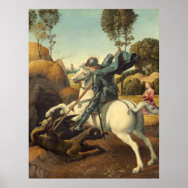Santo George e Dragon - Raphael Fine Art Poster