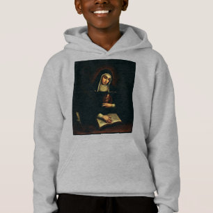 Santo Gertrude o alemão Excelente Benedictine