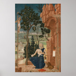Santo Jerome - Andrea Mantegna Fine Art Poster