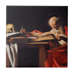 Santo Jerome Escrevendo Michelangelo Caravaggio