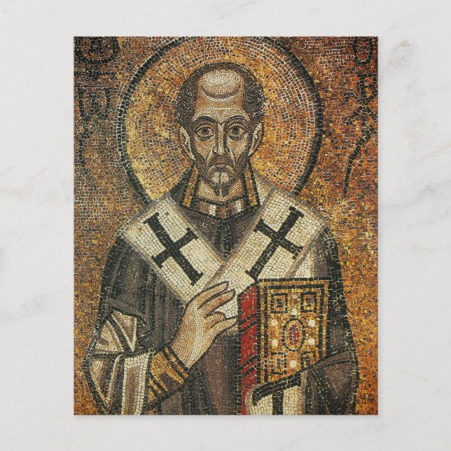 Santo John Chrysostom arcebispo de Constantinopla (Frente)