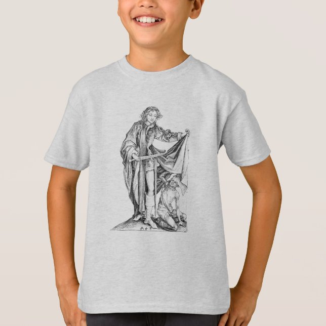 Santo Martin com uma camiseta Beggar (Frente)