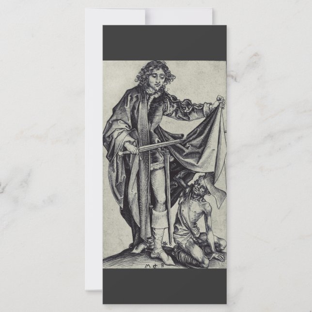 Santo Martinho de Tours Arte de Gravura (Frente)