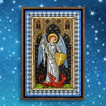 Santo Michael Battles the Beast Poster