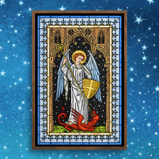 Santo Michael Battles the Beast Poster