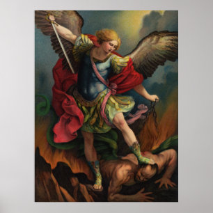Santo Michael o Archangel Large Poster