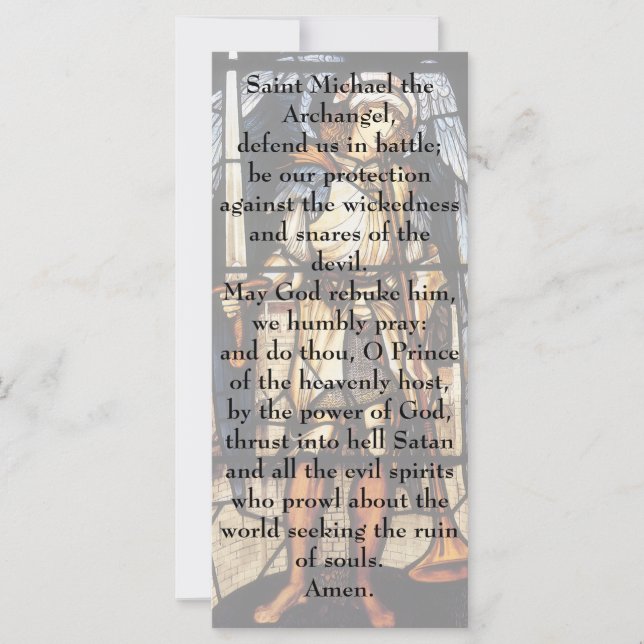 Santo Michael por Sir Edward Coley Burne-Jones (Frente)