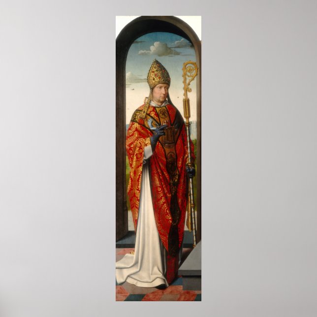 Santo Nicholas - Gerard David Fine Art Poster (Frente)
