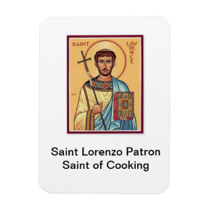 Santo padroeiro de Lorenzo do santo do ímã do