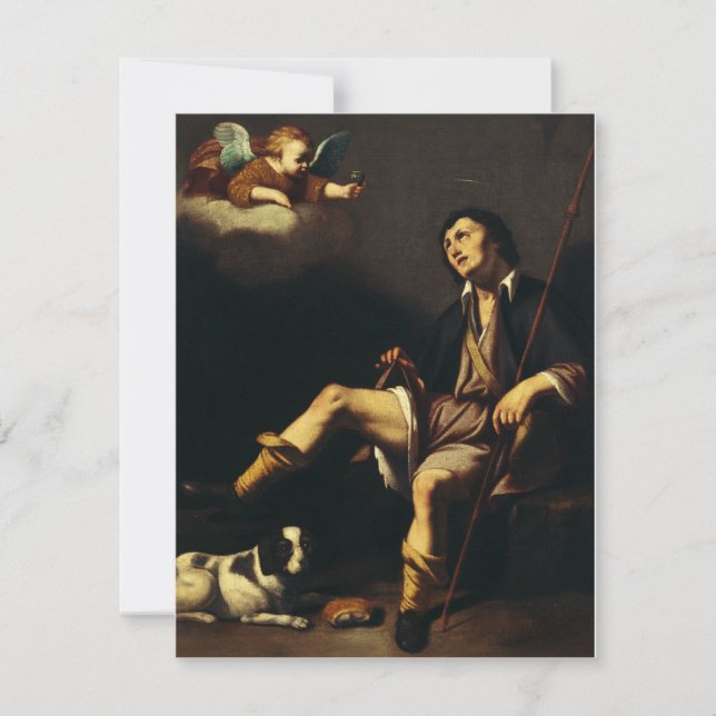 Santo Roch e o Anjo pela Cara François (Frente)