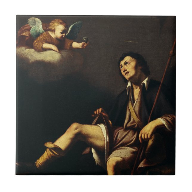 Santo Roch e o Anjo pela Cara François (Frente)