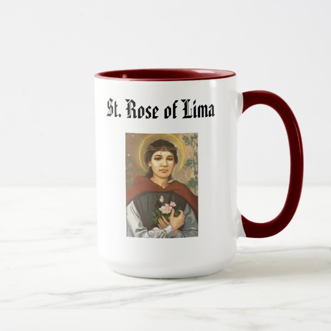 SANTO ROSE* da caneca Santa Rosa de Lima de Lima (Direita)