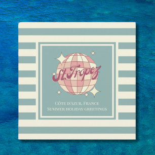 Santo rua Tropez França Côte d'Azur cartão postal