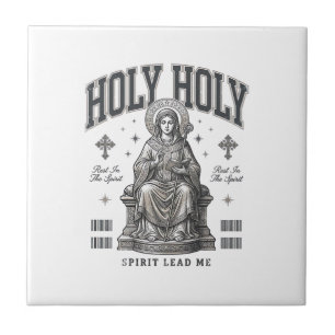 Santo Santo Desenho de Camisa Religiosa de Gravura
