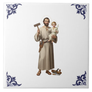 Santo São José e Menino Jesus Religioso