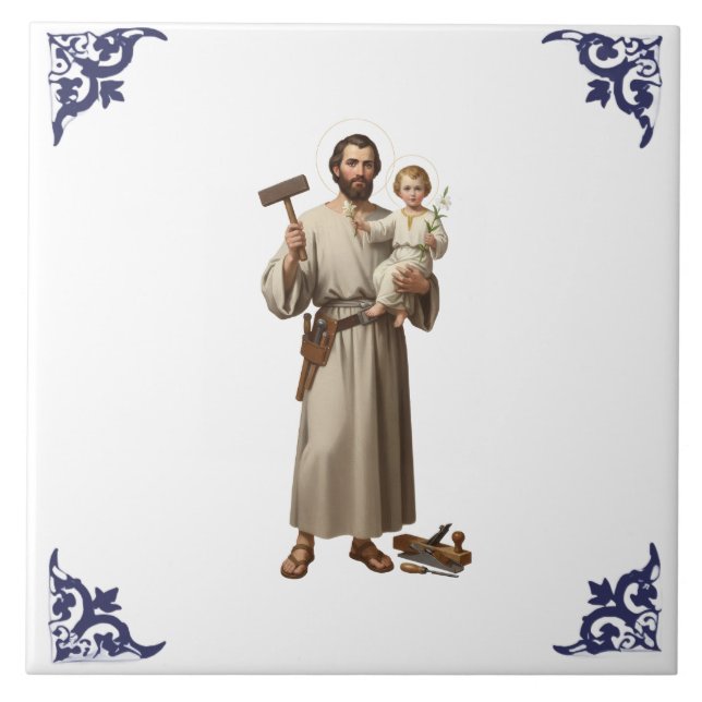Santo São José e Menino Jesus Religioso (Frente)