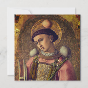 Santo Stephen (por Carlo Crivelli, 1476)