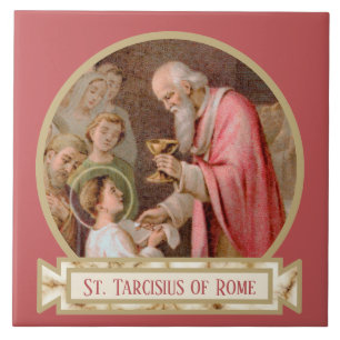 Santo Tarcísio Recebendo a Eucaristia (BL 02)