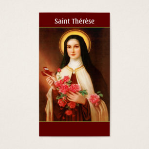 Santo Thérèse de cartões da oração de Lisieux