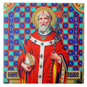 Santo Tomás Becket em Chasuble Vermelho (K 34)