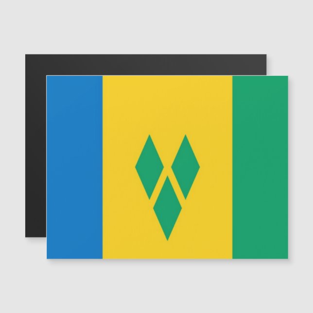 Santo Vincent e Granadinas - Bandeira - (Frente/Verso)
